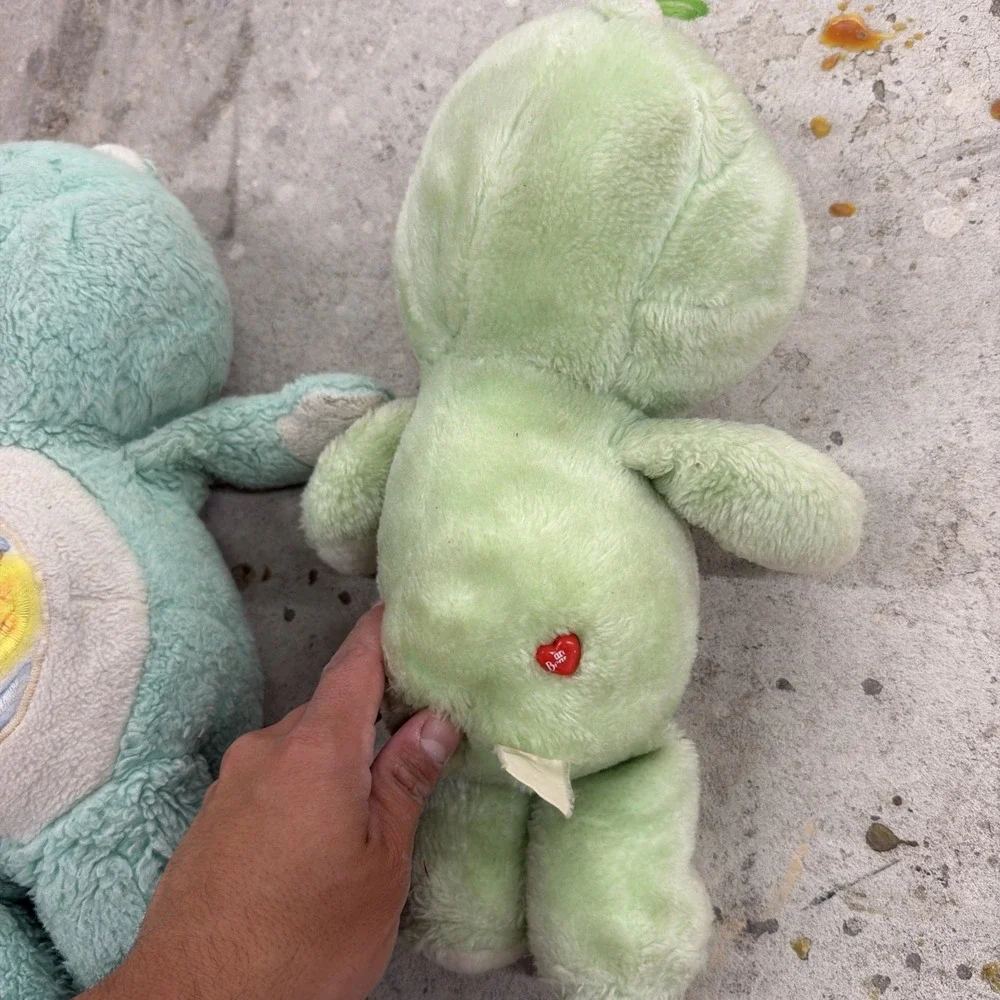 3 Vintage 1983 Kenner Care Bears Bedtime and Grumpy Bears Pre-Owned